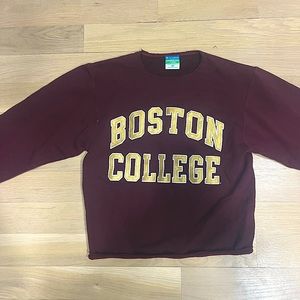 Vintage Boston College Cropped Sweatshirt!